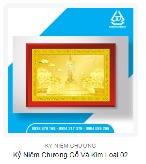 In kỷ niệm chương - Công Ty TNHH Thương Mại Dịch Vụ In Tâm Thành Đạt